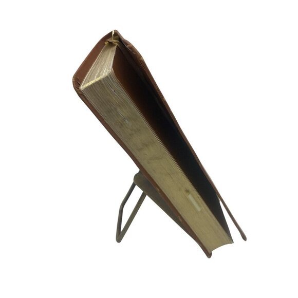 "Jesus Of Nazareth" Brown Faux Leather Bound Book Gold Tone Edges Ribbon Marker - Picture 3 of 16